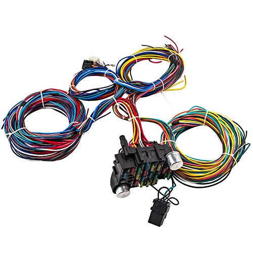 Wiring Harness Kit 21 Circuit Long Wires Standard Color Wiring Harness
