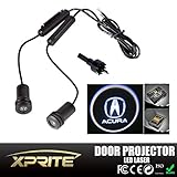 Xprite 5w 4th Generation 2x LED Car Door Laser Projector Ghost Shadow Step Light Logo for Acura