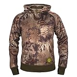KODA Adventure Gear, Rugged Kryptek Highlander Camo, Youth Kids Hoody Sweatshirt with Thumb Hole