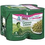 Green Giant Young Tender Sweet Peas, 15 Oz, 4ct