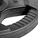 XMark Fitness Premium Quality Rubber Coated Tri-grip Olympic Plate Weights - 1 Pair of 45 lb. Plates