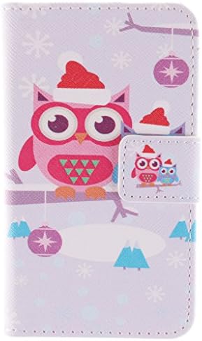 Xperia E1 Case ,Macoku [Art Design] Colorful Pattern Pu Leather Slim Magnetic Travel Cases Flip Wallet PU Leather [Stand Feature] Flip Protective Case Cover for Sony Xperia E1