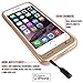 Alpatronix iPhone 6S/6 Battery Case, MFi Certified Slim Protective Extended Charging Case with Built-in Polymer Battery Compatible with iPhone 6S & iPhone 6 (4.7 inch) BX140 - Gold