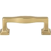 Atlas Homewares A202-WB Kate Collection Pull, Warm Brass