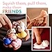 LAEGENDARY Mochi Squishy Toys - Variety of 30 Squishy Package - Mochi Squishy Cat, Panda Squishy, Food Squishies - Mochi Animals Phone Charms - Key Chain Strap Squishys