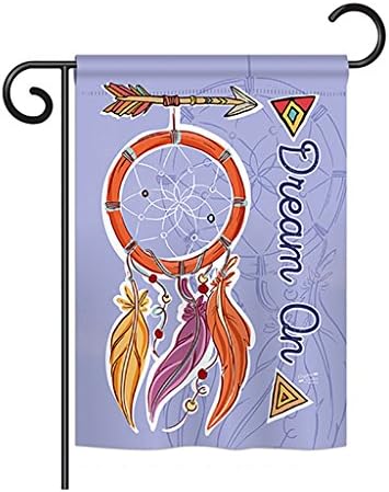 Angeleno Heritage - Dream On Country &amp; Primitive - Everyday Southwest Impressions Decorative Vertical Garden Flag 13" x 18.5" Printed In USA