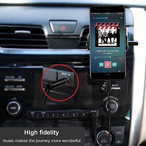 Aux Cable for Car 3.5mm Aux Cord Compatible with Phone XR/XS/XS Max/X/8/8 Plus/7 Plus, 3.5mm Male Stereo Audio Cable Car Aux Cable for Car/Home Stereo or Headphones(3.3ft)