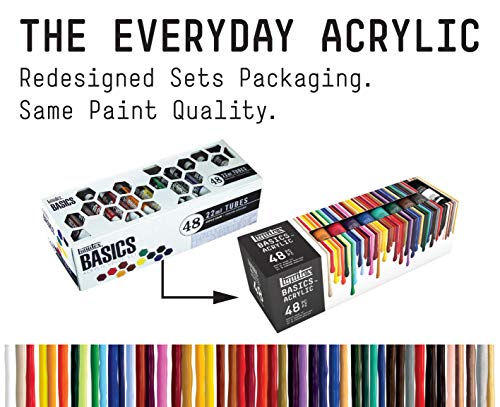 5 Liquitex+Basics+Acrylic+Paint+Multicolor