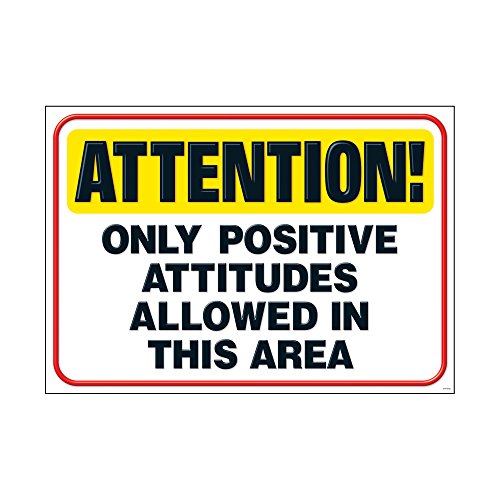 Argus Attention! Only positive Poster, 13.375