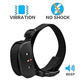 XT-03V No Harm Anti Bark Dog Collars with Beeps & Vibration, No Shock Collar