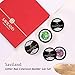 Saviland Builder Gel - Glitter Gel Nail Kit 6 Colors Nail Extension Gel Nail Enhancement Manicure Kit for Gel Polish Starter and Professional Nail Technician Gift Box Set