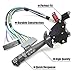 FEXON Multi-Function Combination Switch with Turn Signal, Wiper, Washers, Hazard Switch, Cruise Control Black Replacement for 95-2000 Chevy Tahoe Blazer Suburban GMC & More 2330814 26100985 26036312