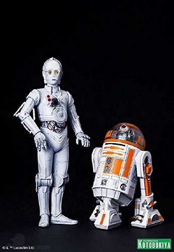 Star Wars Celebration Anaheim 2015 Kotobukiya 1:10 Scale R3-A2 with K-3PO with Coin