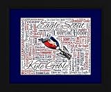 Eagle Scout 16x20 Art Piece - Beautifully matted and framed behind glass