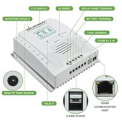OOYCYOO MPPT Charge Controller 60 amp 12V/24V
