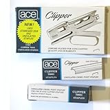 Ace 702 Clipper Plier Stapler - Value Pack