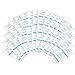 Lens Cleaning Wipes Glasses Cleaners Pre-moistened and Non-Scratching Eyeglass Wipes for Eyeglasses, Tablets, Camera Lenses, Screens, Keyboards and Other Delicate Surfaces - 110 Pcs