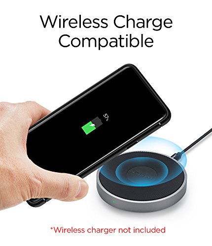 Spigen [Rugged Armor Funda LG G7 ThinQ con Absorción de Choque (2018) - Negro - Imagen 4