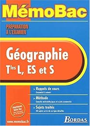 Géographie Tles L, ES et S
