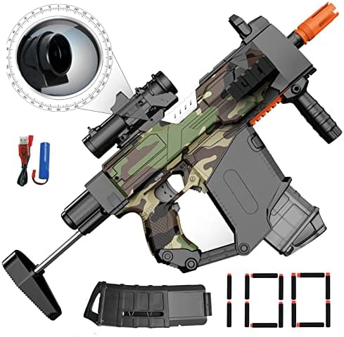 Automatic Toy Gun for Nerf Guns Sniper Soft Bullets, 3 Modes DIY ...