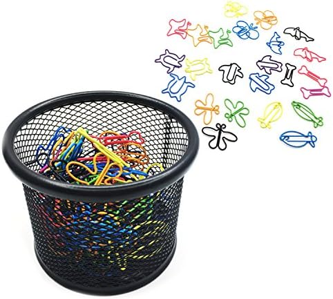 Paper Clips Creative Animal Shape,8 stlyes,72 pcs with Holder