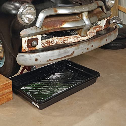 PIG Home Solutions Oil Drain Drip Pan for Garage 40.25" x 28.25" x 5
