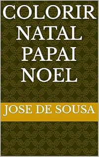 Livro colorir natal papai noel