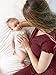 Kindred Bravely Davy Ultra Soft Maternity & Nursing Pajamas Sleepwear Set (Cabernet, Large)