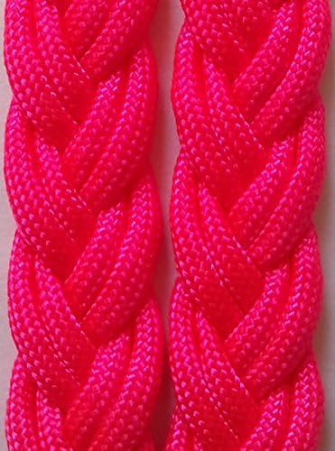 Endurance and Trail Reins with Innovative Water Loop / Rein Extension (Hot Pink)
