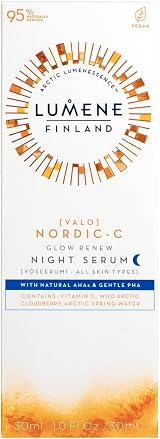 Lumene Nordic-C Valo Glow Renew Night Serum with Vitamin C 30 ml view 2
