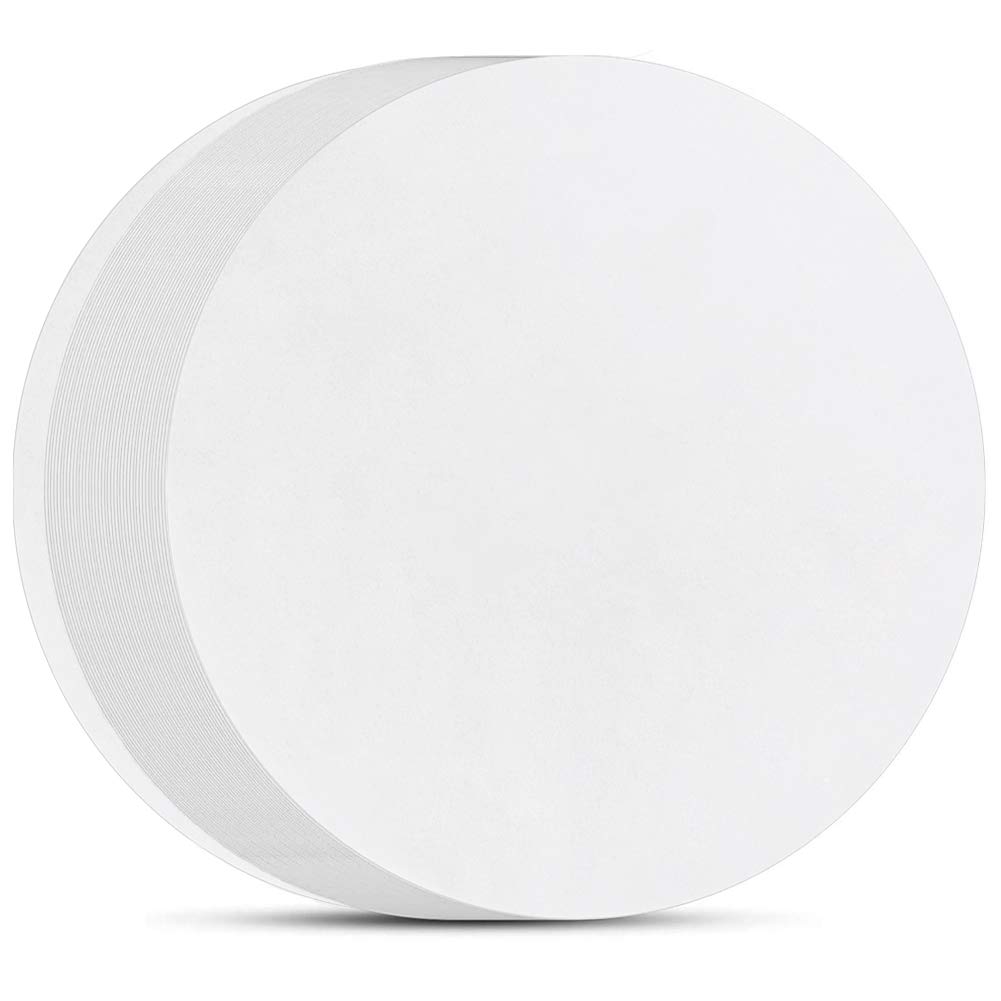 9 Inch Round Parchment Papers, Set of 200, 4.5/5.5/7/8/10/12inch Parchment Circles Available, Baking Parchment Circles for Springform Cake Tin, Round Cake Tin, Tortilla Press and More
