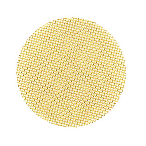 200 Pieces 100% Brass Pipe Screens, Brass Pipe Screen Filters 3/4 Inch with Metal Box (Brass) - Thumbnail 4