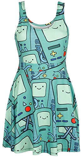 adventure time skater dress Amazon.com: JJ-GOGO Adventure Time Bro Ball Digital Print Skater Dress: Clothing, Shoes & Jewelry