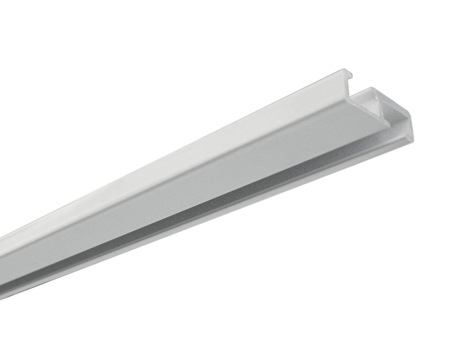 Gardinia 150cm White Aluminium Single Track Curtain Rail Curtain Pole