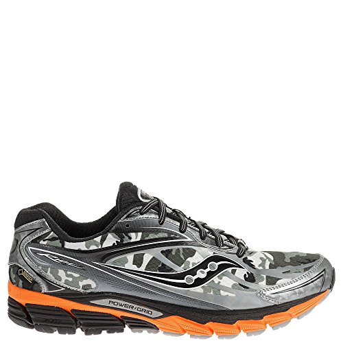 Saucony Mens Ride Gtx Running Shoe White Black Orange