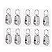 uxcell a16062200ux0500 Crane Pulley Block M15 Lifting Crane Swivel Hook single Pulley Block Hanging Wire Towing Wheel 10Pcs