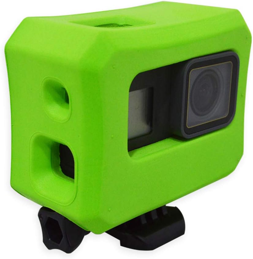 Floaty Case for GoPro - Float Housing Fit for GoPro Hero 7 Hero 6 Hero 5 Cameras, Anti-sink Floater Camera Accessories Use for Water Sports Surfing Swimming Diving - Green