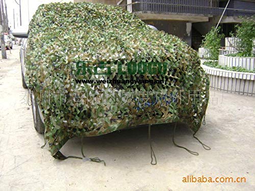 VietFA Shade Sails & Nets - 2M x 6M (6.5FT x 19.5FT) Woodland Digital Camo Netting Military Army Camouflage Net Sun Shelter for Hunting Camping Tent 1 PCs