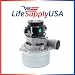 LifeSupplyUSA Central Vacuum 3 Stage Motor Compatible with Ametek 116765 High Suction Tangential Bypass Discharge Blower Metal Horn 5.7" inch with Wires