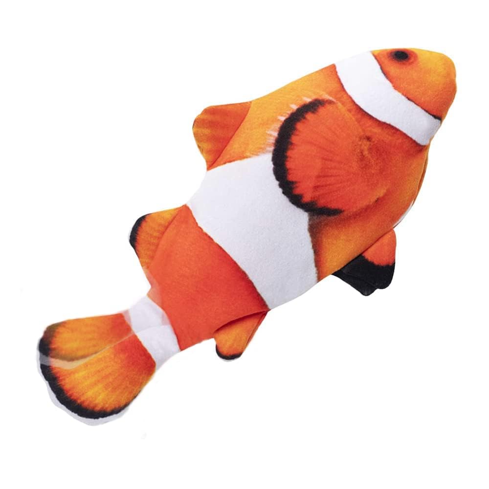Nepfaivy Floppy Fish Cat Toy - Cat Toys for Indoor Cats, 11" Interactive Catnip Toys for Cats, Realistic Plush Simulation Moving Fish Cat Toy, Washable, Perfect for Kittens to Bite, Chew and Kick