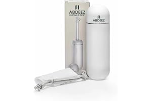 DEENIN Portable Bidet, 380 Ml Handheld Personal Travel Bidet | Leakproof Solution-Collapsible & Expandable Design | Personal Hygiene | Ideal for Travel, Camping, Outdoors, Postpartum Care, Hemorrhoid Relief