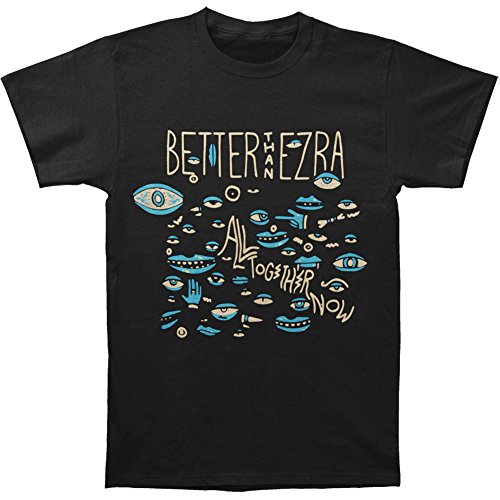 Better Than Ezra Men's All Together Now Album Art T-shirt X-Large Black