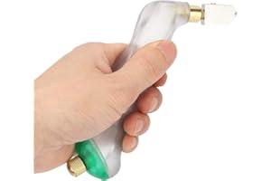 Fafeicy Oil Feed Glass Cutter Heavy Duty Tungsten Steel Cutting Tool with Ergonomic Handle for Household Glass Cutting 6-12mm