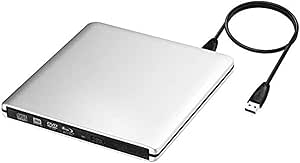Grabadora DVD Externa Grabadora Lector CD/DVD USB 3,0 ...