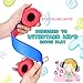 Kids Headphones Wired Over Ear Headset – 85dB Volume Limited Stereo Foldable Adjustable Tangle-Free Headphones for Kids and Adults, School Girls and Boys (Blue/Red)thumb 3