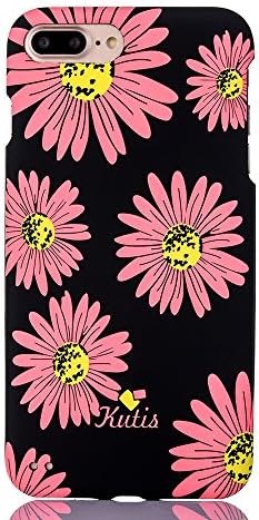 iPhone 8 Plus Case &amp; iPhone 7 Plus Case, Asical Noctilucent Flower Two Layer Duty Shockproof Cute Girls Woman Slim Fit Hard Case Cover for Apple iPhone 7 Plus / iPhone 8 Plus - (5.5 inch) (Color - 2)