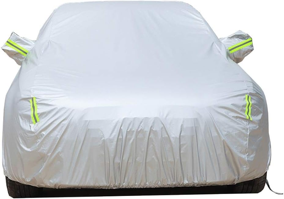LIFEIYAN Compatible with Bugatti La Voiture Noire, Four Seasons Universal Fully Waterproof Scratch Proof Durable Car Cover Breathable Cotton Lined Heavy Duty