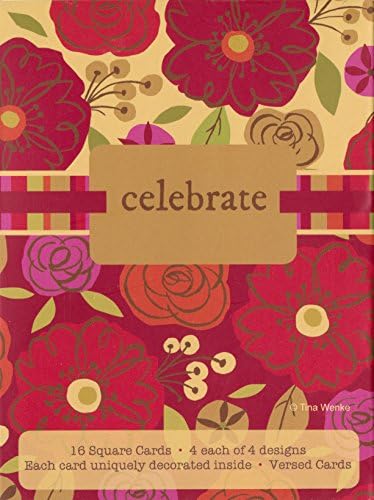 Driftwood Designs Happy Floral Birthday Box of 16 Birthday Cards DGSQ 21125