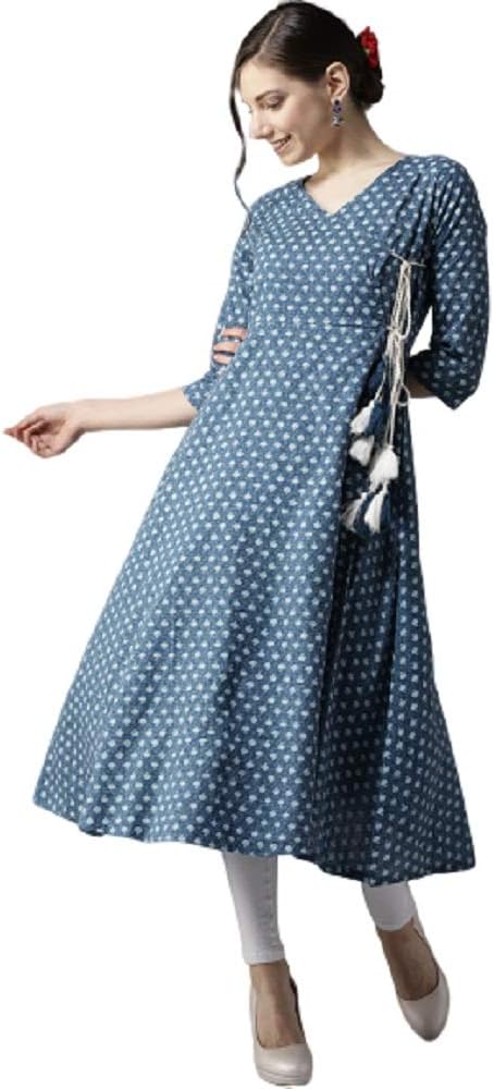shopNstyle Indian Ethnic Tunic Tops Kurti Kurta for Women