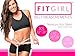 FITGIRL - Weight Lifting Belt - Gym, Fitness, Bodybuilding - Great for Squats, Lunges, Deadlift, Thrusters (XS)